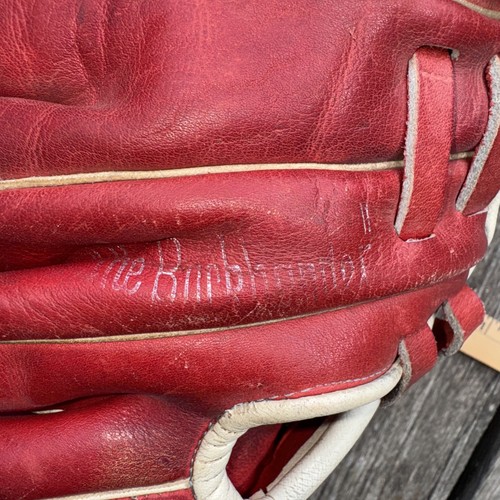 Vintage “The Backhander” Red Baseball Mitt Glove Franklin. (T2) - Picture 4 of 10