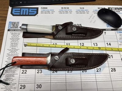 2 Custom Handmade Fixed Blade Knives Lot RBH Similar To Randall Knife No Stones