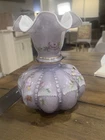 Large Thomas Kinkade, Fenton Glass Vase Charleston Collection 2002 Hand-Painted