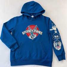 Looney Tunes size small 6/7 Embroidered Kids Hooded Sweatshirt Bugs Bunny Taz