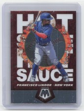 2021 Panini Mosaic #HS2 Francisco Lindor Hot Sauce