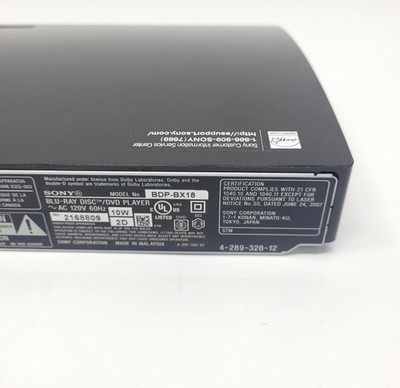 Sony BDP-BX18 Blu-Ray Player for sale online | eBay