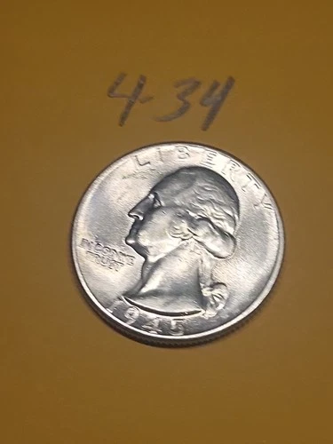 1945-P Washington Quarter — photo from the most recent tracked eBay sale