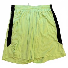 Tek Gear Boys Neon Green/Yellow Athletic Shorts XL Husky