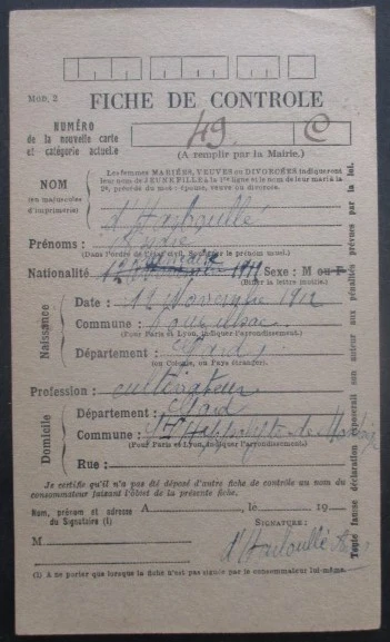 Service 15A sur carte de ravitaillement de St Hippolyte pour Pouzilhac (Gard) - Photo 2/2