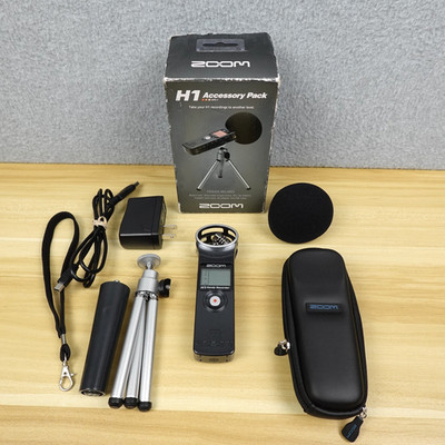 Zoom Handy Recorder H1 Portable With Accessory Pack and Memory Tested