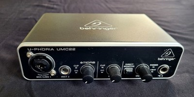 Behringer U-PHORIA UMC22 - USB MIDAS 2x2 Vorverstärker - Neuwertig