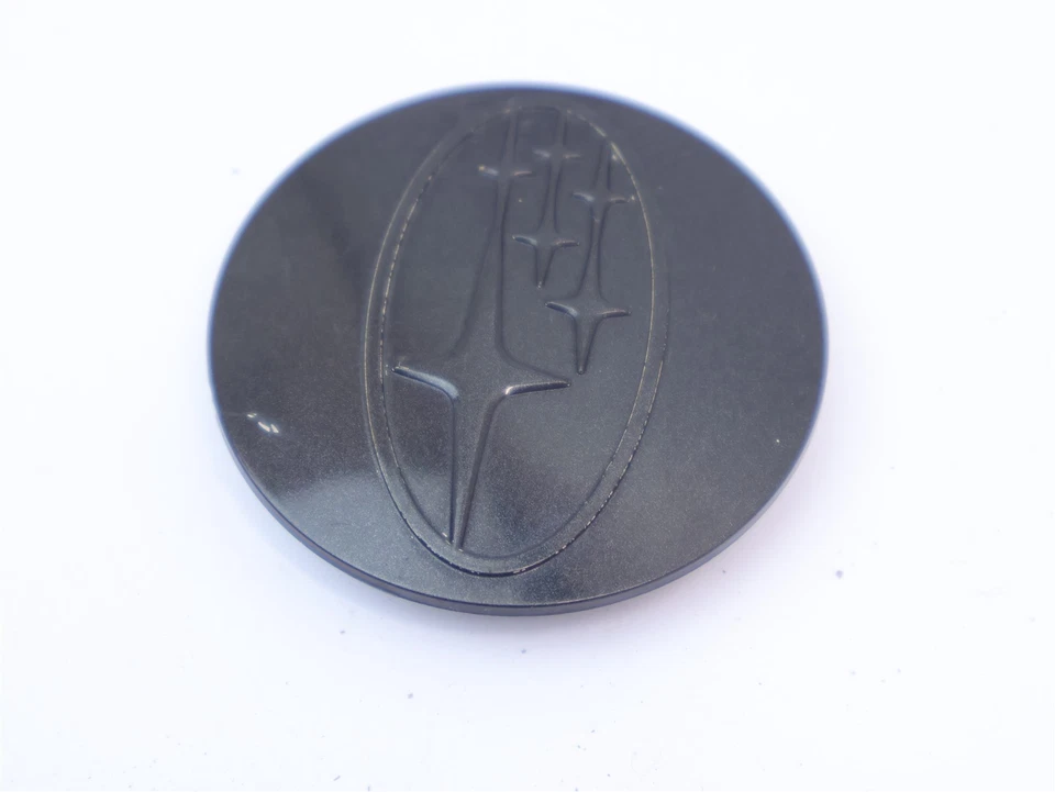 Tapa central de rueda negra Subaru XV Crosstrek 28821SA030 2013-2017 OEM Foto 4 de 4