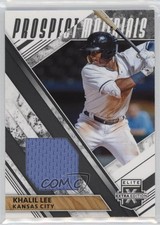 2019 Panini Elite Extra Edition Prospect Materials Black Khalil Lee #PM-KL 05k6