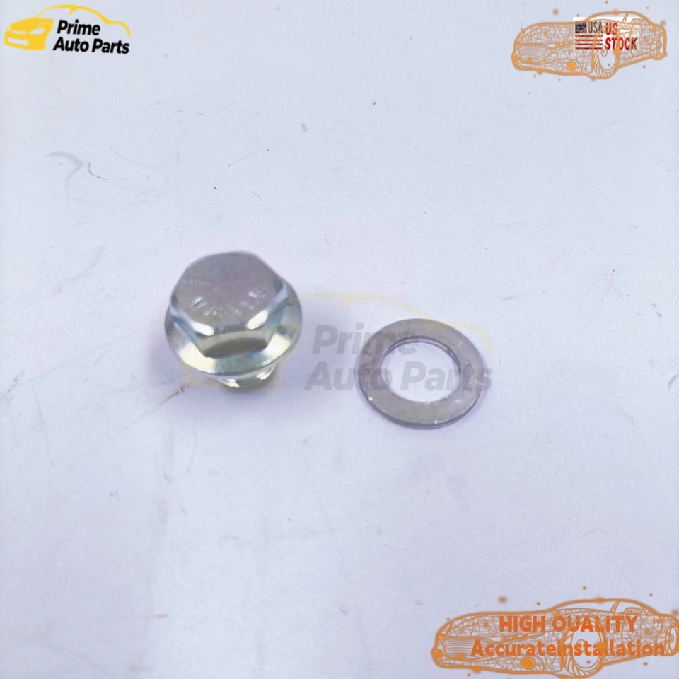 Tapón de perno de drenaje del cárter de aceite del motor 90009-R70-A00 apto para Honda/Acura RDX nuevo Foto 4 de 4
