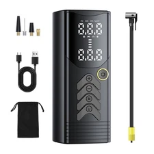 Portable Tire Inflator 150PSI Cordless Air Compressor 25000mAh Battery