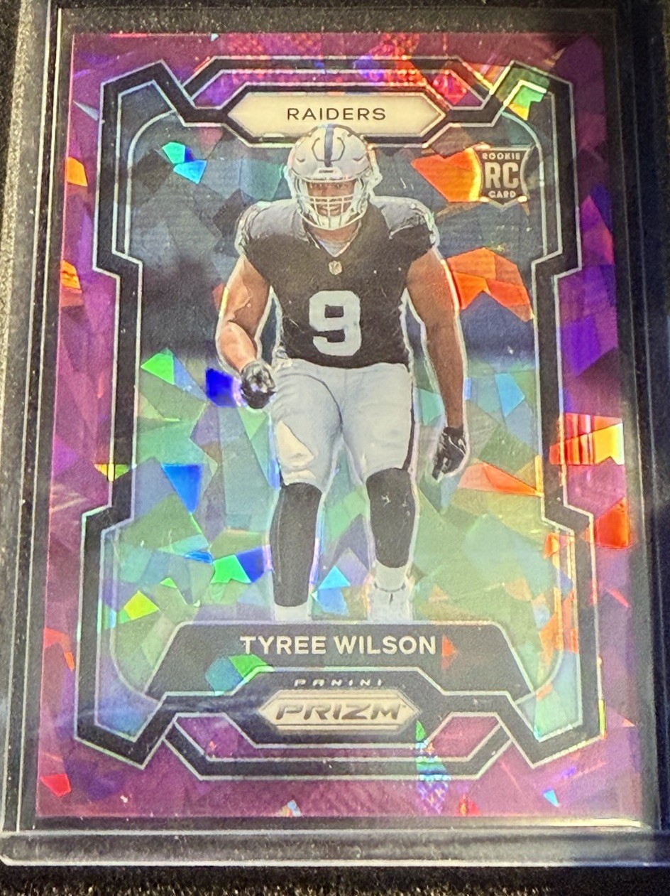 2023 Panini Prizm Rookies Purple Ice Prizm /225 Tyree Wilson #363 Rookie RC