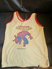 Vintage 1975 The Amazing Spider-Man Children s Tank Top XS