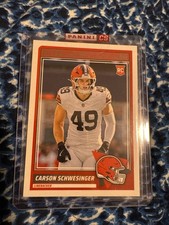 2025 Score Carson Schwesinger RC #102 Mystery Rookie #2 Redemption Sealed