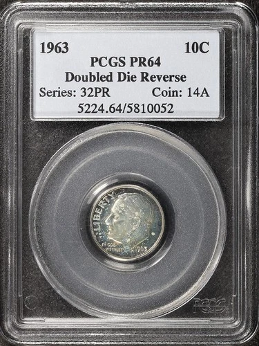 Photo of a 1963-P Roosevelt Dime Proof from an eBay listing that sold on Jul 16, 2026