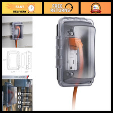 Weatherproof In-Use Electrical Outlet Cover, 1-Gang, Horizontal/Vertical Mount,