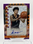 2024-25 TOPPS FINEST KEL'EL WARE RC ROOKIE FINEST AUTOGRAPH RFA-KW HEAT
