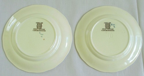 2 Vintage Spode Copeland Gainsborough kleine Teller 5,375" alter Bodenstempel S245 - Bild 5 von 9