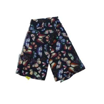 Accessoire Damen Schal Blau Animal Print 100% Polyester Rechteckschal