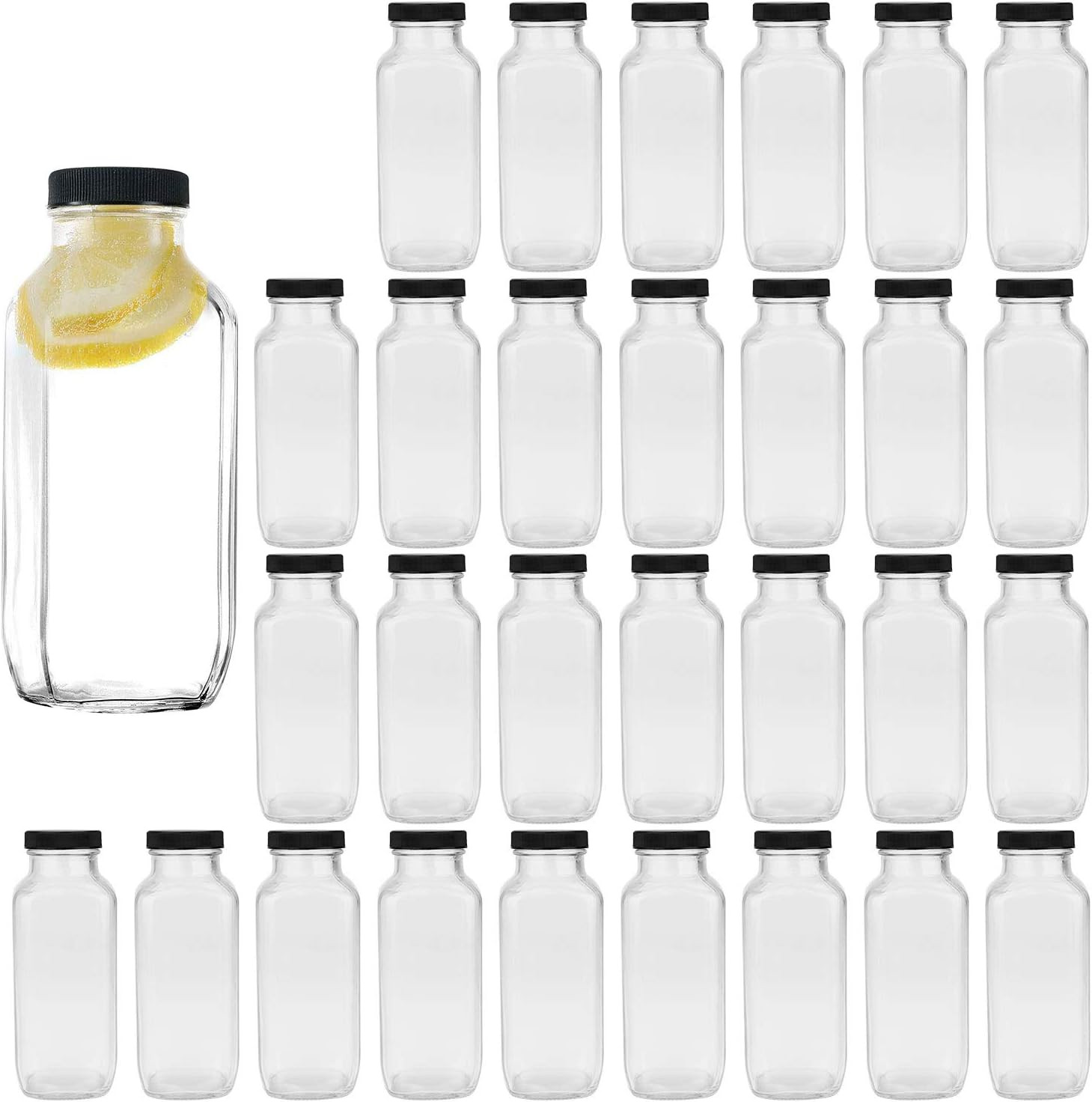S,reusable Glass Water Bottle With Airtight Lids,vintage Dri