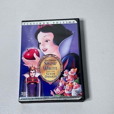 Walt Disney Snow White The Seven Dwarfs Platinum Edition DVD 2 disc