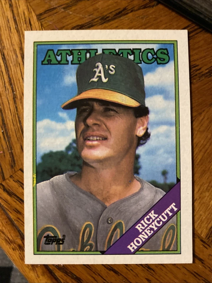 1988 Topps - Rick Honeycutt #641 - Image 2 of 3