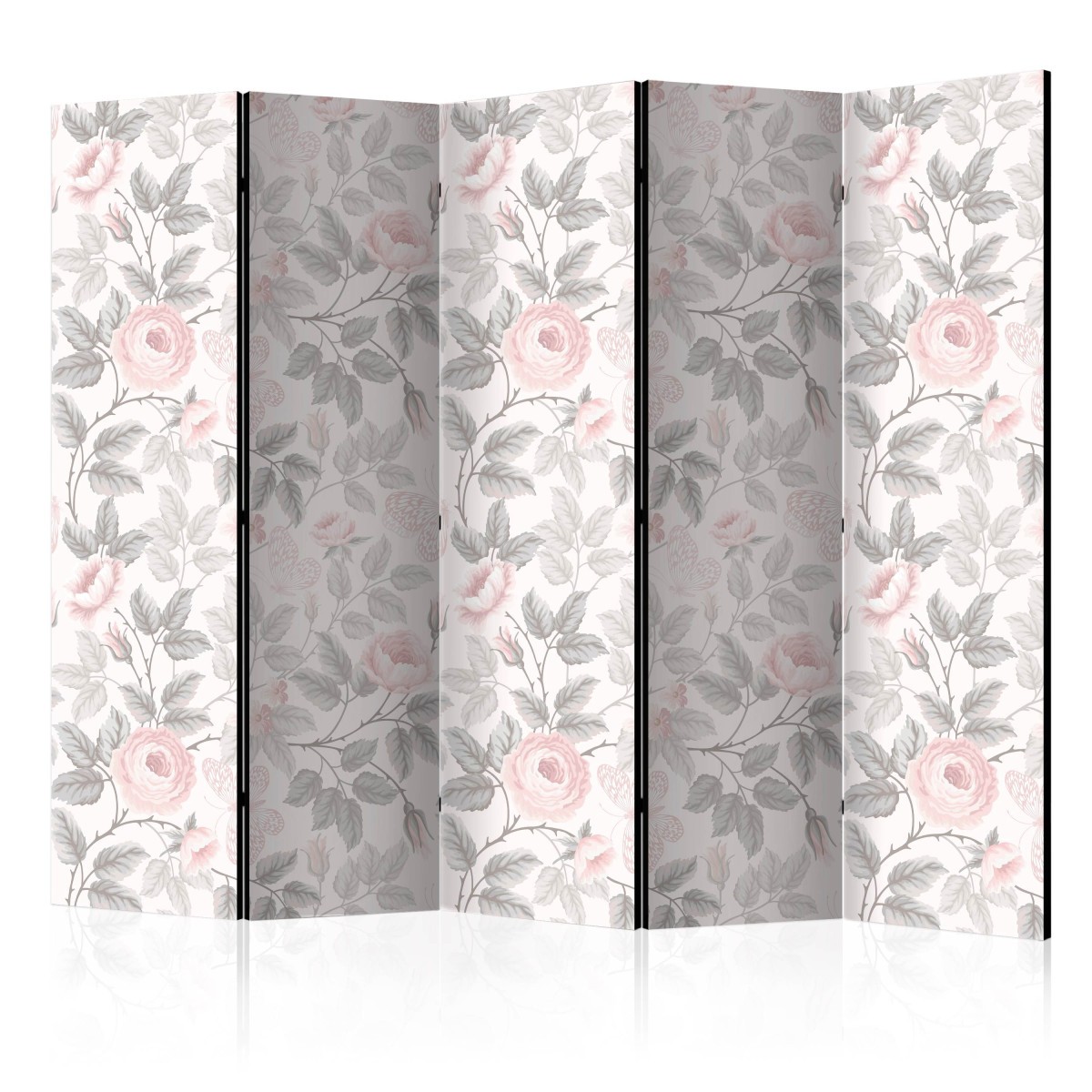 Paravent 5 volets 172x225 cm pour cacher un lit ou séparer un studio sans travaux