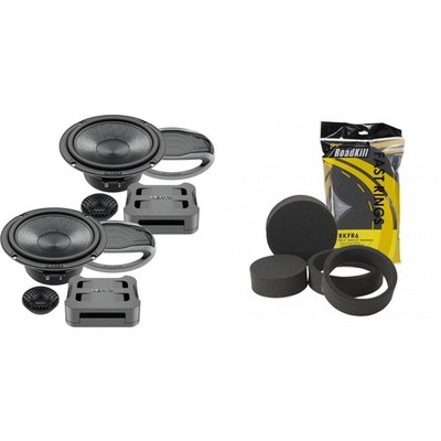 Hertz Cento Series CK 165 6.5'' Two-Way Component Speaker with RKFR6 Roadkill ...