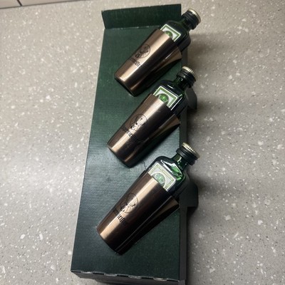 NEU 3x JAGERMEISTER MODERN STYLE LIGHT BRONZE Edition METALL SCHNAPSGLAS Hirsch 