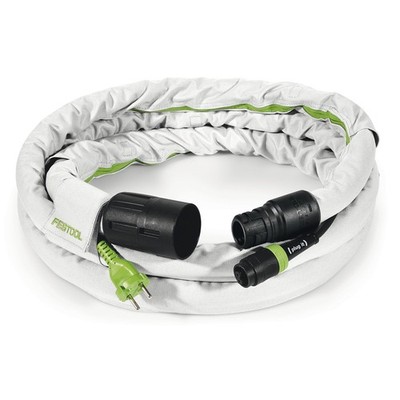 Festool Saugschlauch D27, Drehausgleich + Anschlussmuffe mit Verschluss, 3,5m