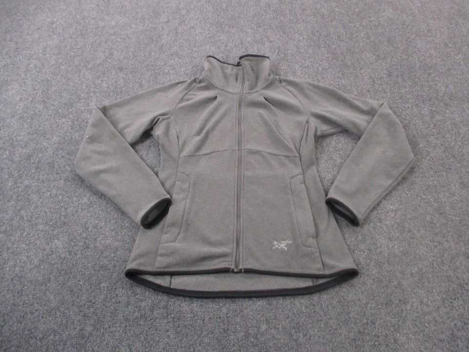 Arcteryx Jacket Women S Gray Fleece Outdoors Active Stretch Hiking Track Logo - Image 2 of 4