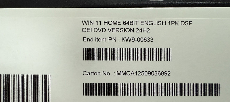 Windows 11 Home 64 Bit (Standard License) Brtand new, free shipping