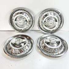 Oem Gm Wire Spinner Hubcaps 1962-1963 Chevy Impalanovacorvair 13 Set 4 Oem Gm Wire Spinner Hubcaps 1962-1963 Chevy Impalanovacorvair 13 Set 4