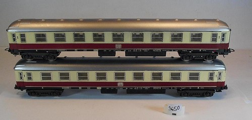 Lima Spur H0 1/87 2 x Personenwagen IC 1. Klasse 4-achsig der DB #9650 | Zustand: Gebraucht