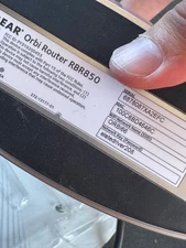 NETGEAR Orbi RBR850 Router Tri-Band Mesh WiFi 6, White