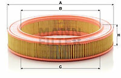 MANN-FILTER C 2846 Luftfilter FüR Bedford, Opel, Opel-image