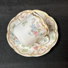 ❤ Haviland SCHLEIGER 72 Demitasse Cup and Saucer Set