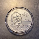 Billy Casper World Golf Hall of Fame One Troy Oz .999 Silver Round