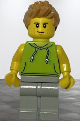 Lego  Minifigur cty1267, Town City, Car Driver Shopping Street Einkaufsstraße