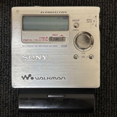 SONY MZ-R909 MDレコーダー WALKMAN Sony MiniDisc MZ-R909 recorder review - YouTube