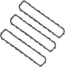 3 X Chainsaw Chain 33DL 3/8 LP .050 For 8" Greenworks 6.5 Amp Pole Saw PSPH40B00