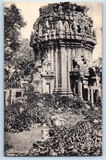 Bangkok Thailand Postcard Ruins of War c1910 Collo Photo Tuck Art c1910