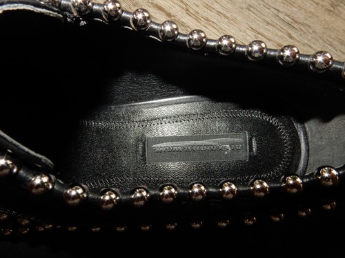 $695 NEW Alexander Wang leather WENDIE Oxford shoes with Ball chain Trim 35 US 5 - Picture 7 of 11