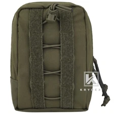 KRYDEX Tactical Vertical GP Pouch General Purpose Utility Bag MOLLE / Belt Green