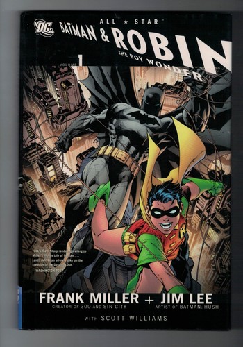 All Star Batman and Robin, the Boy Wonder: Vol 1 Hardcover VF/NM (DC 2008)