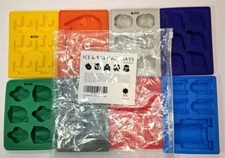 Vibrant Kitchen Star Wars (8 piece) Silicone Ice Baking Jello Chocolate Molds