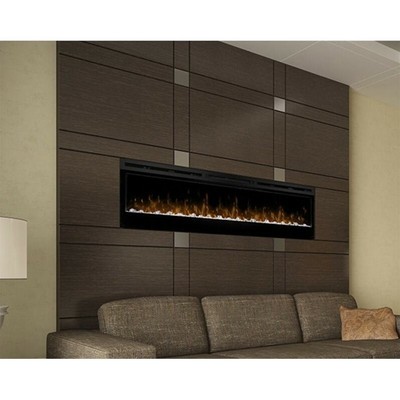 Dimplex Prism 74 Wall Mount Linear Electric Fireplace Insert In