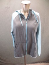 NIKE THERMA-FIT Size M Womens Full Zip Stand Collar Pocket Athletic Jacket 766