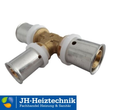 Comisa Pressfitting  T-Stück Mittelabgang reduziert Fitting TH Verbundrohr DVGW