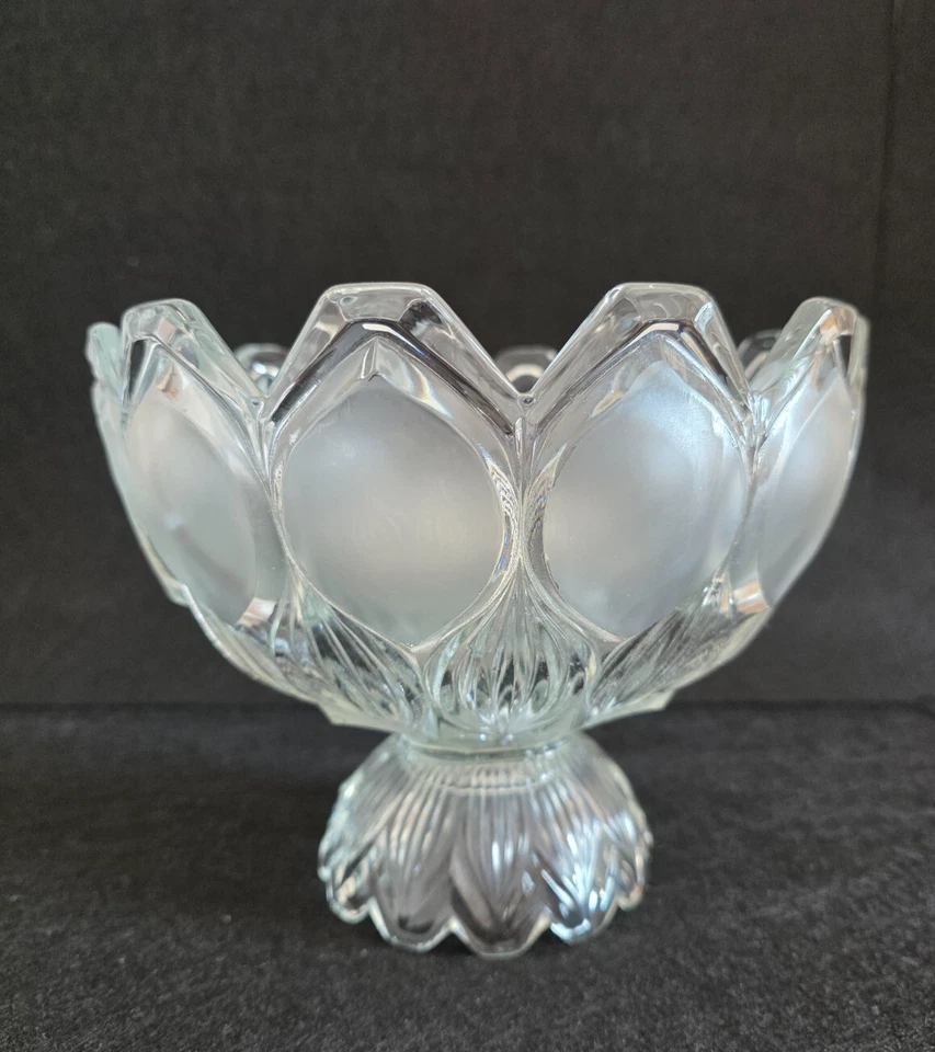 Vintage Ciotola Porta Frutta in Vetro Decorato - Immagine 3 di 4